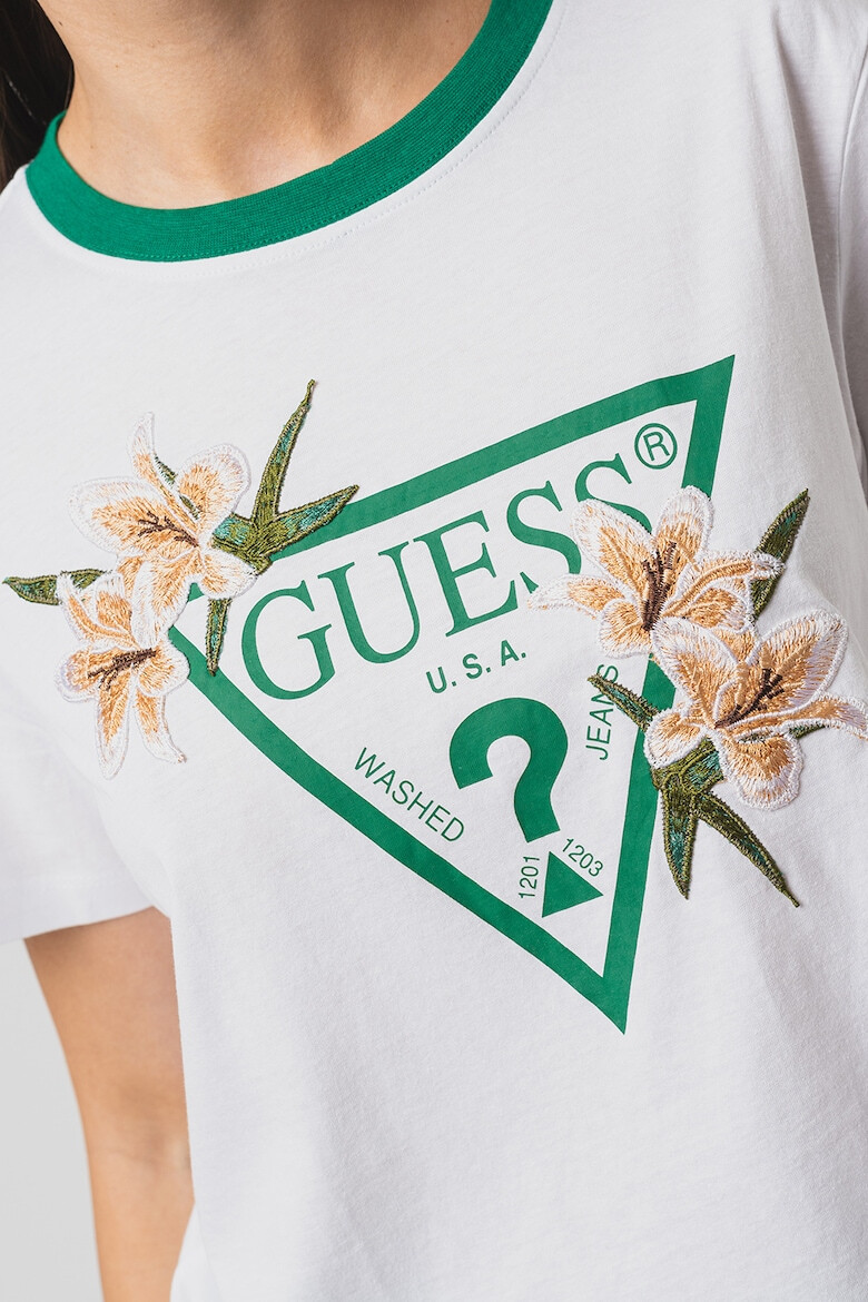GUESS Фитнес тениска с лого - Pepit.bg