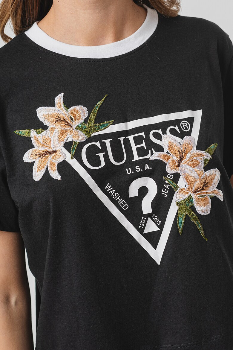 GUESS Фитнес тениска с лого - Pepit.bg