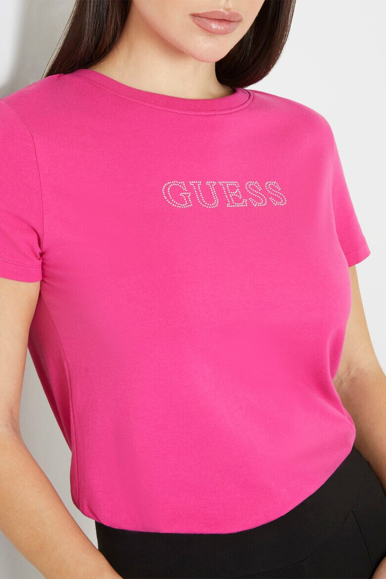 GUESS Фитнес тениска с лого - Pepit.bg