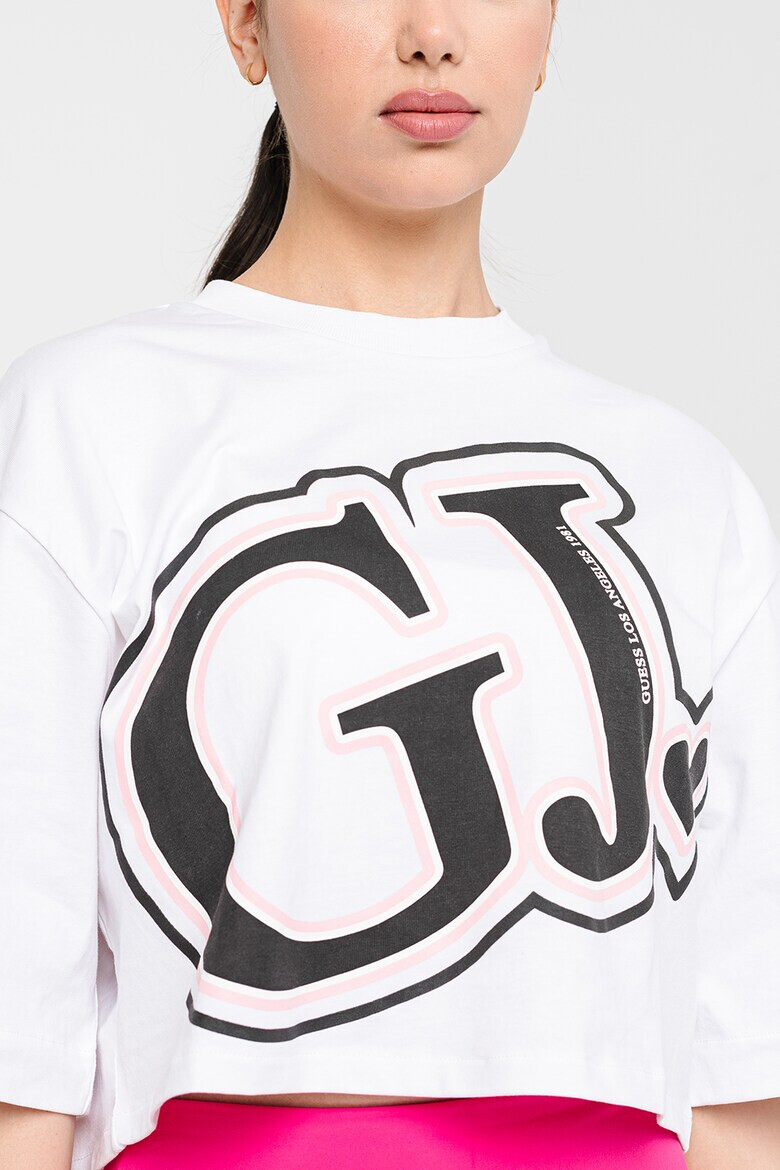 GUESS Фитнес тениска с лого - Pepit.bg
