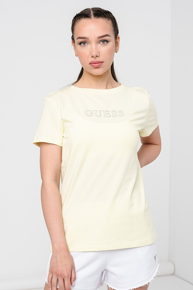 GUESS Фитнес тениска с лого - Pepit.bg