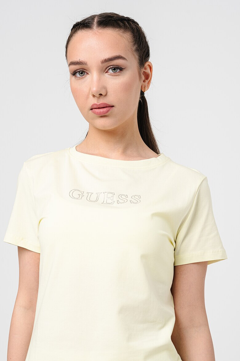 GUESS Фитнес тениска с лого - Pepit.bg