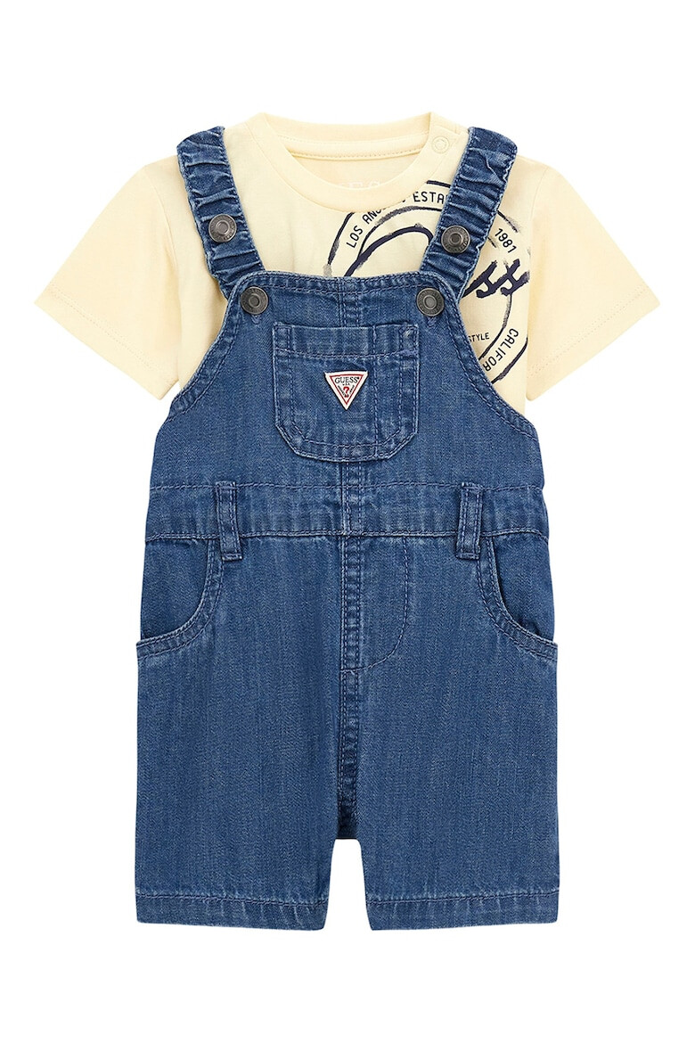 GUESS KIDS Гащеризон от деним и тениска - Pepit.bg