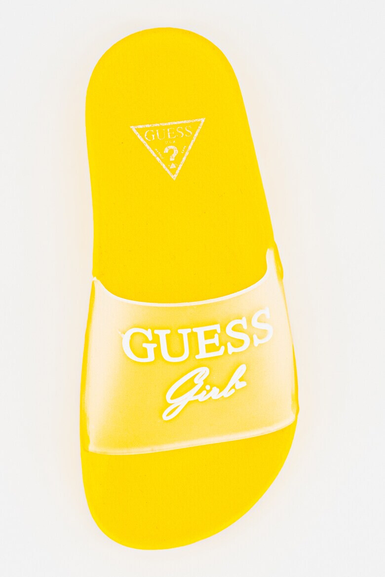 Guess Гумени чехли с лого - Pepit.bg