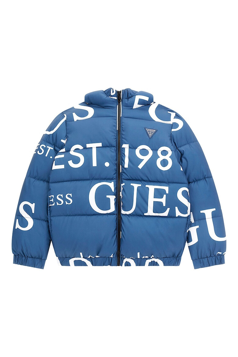 GUESS KIDS Яке с лого - цип и еластични подгъви - Pepit.bg