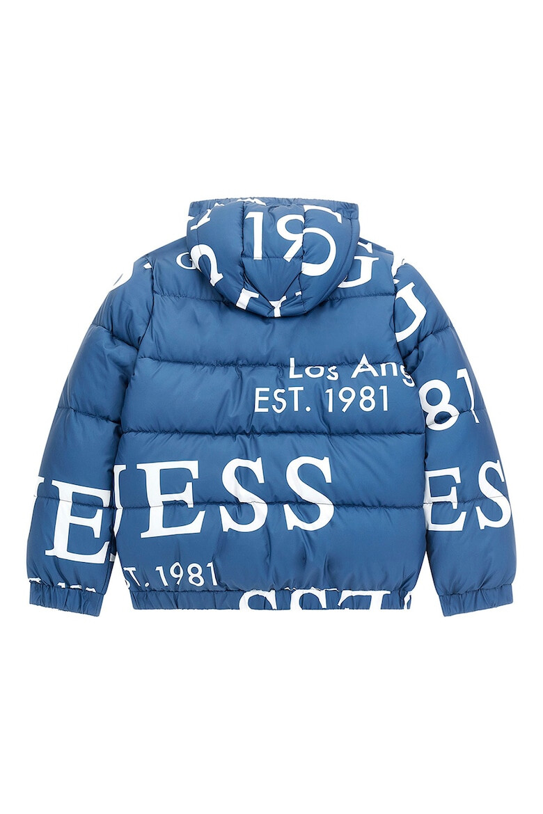 GUESS KIDS Яке с лого - цип и еластични подгъви - Pepit.bg