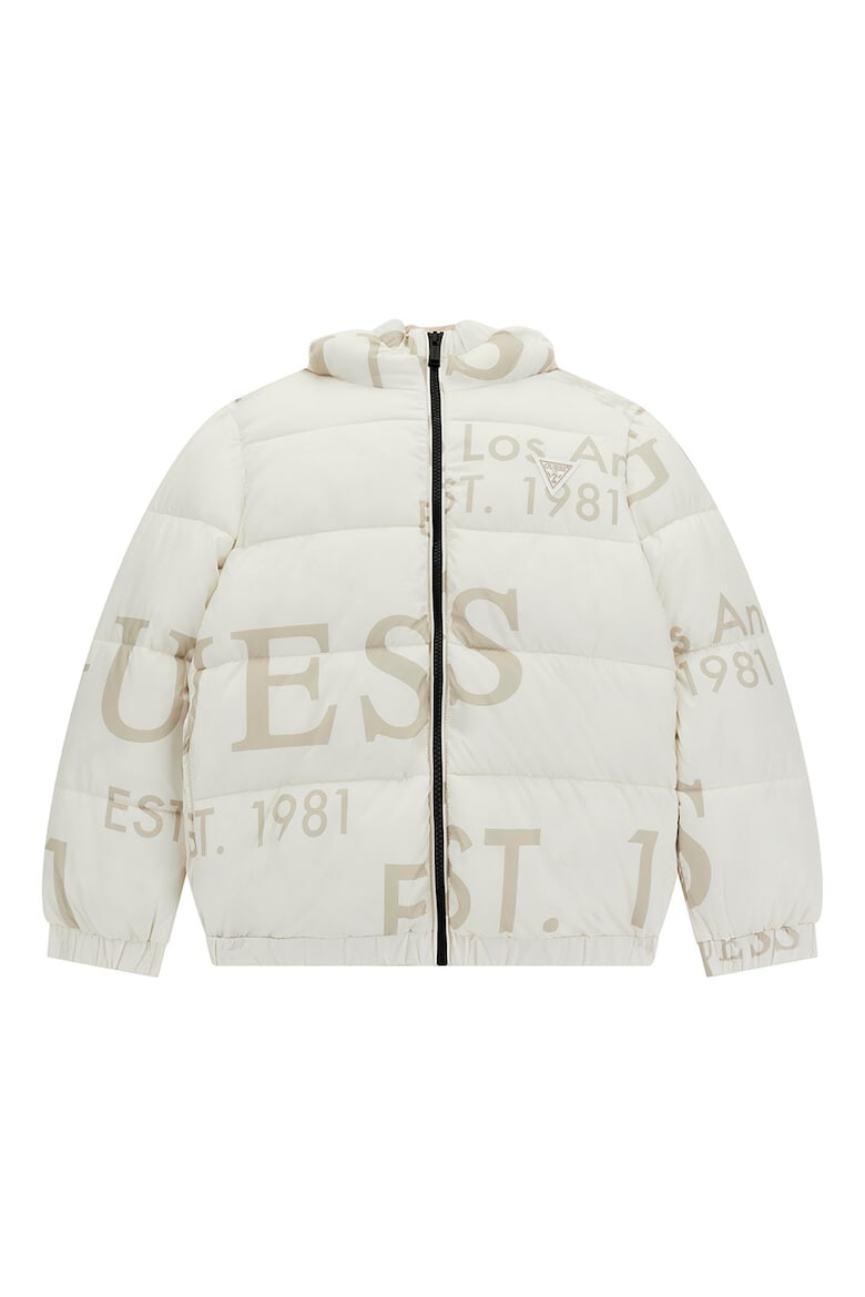 GUESS KIDS Яке с лого - цип и еластични подгъви - Pepit.bg
