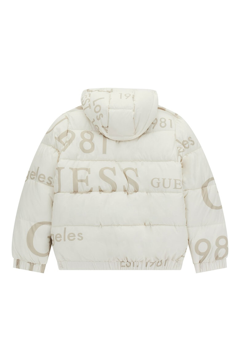 GUESS KIDS Яке с лого - цип и еластични подгъви - Pepit.bg