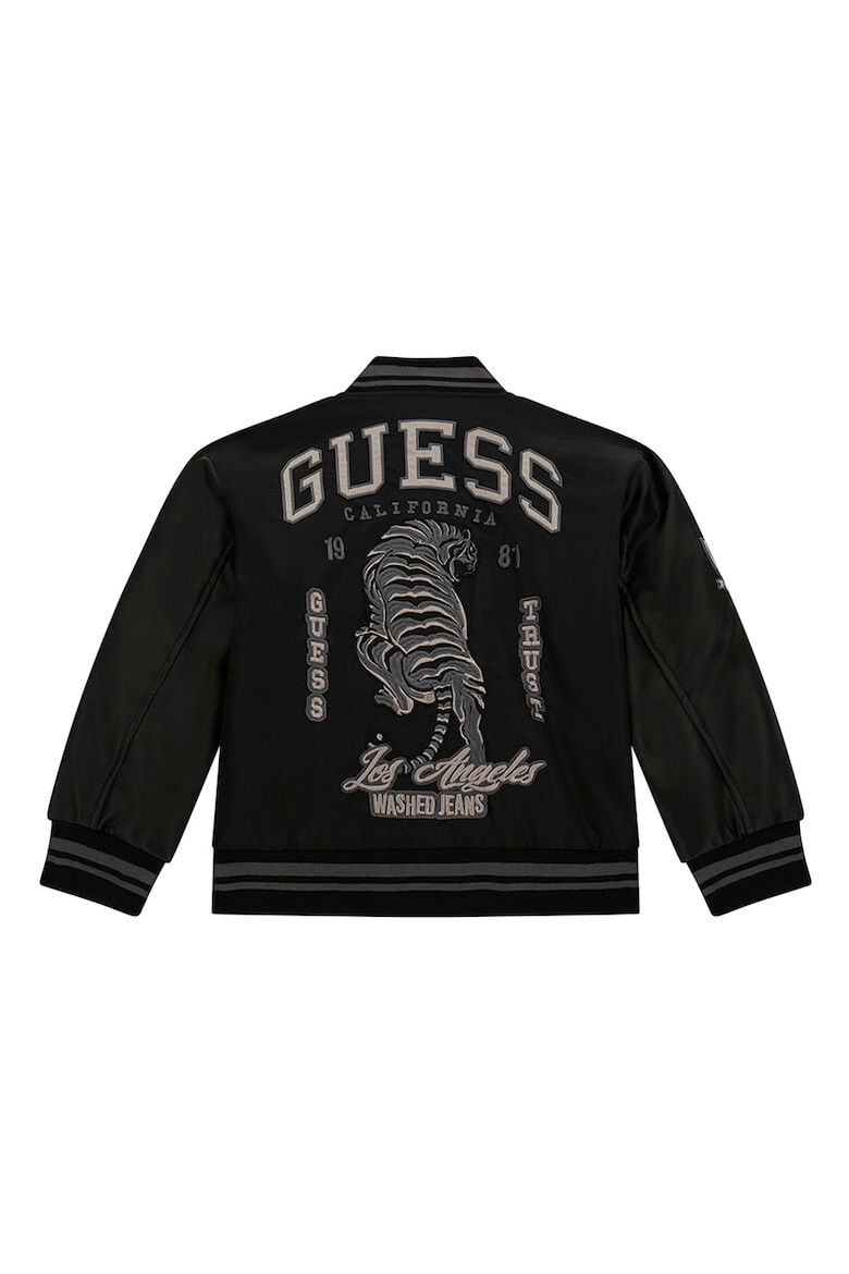 GUESS Яке с принт на гърба - Pepit.bg