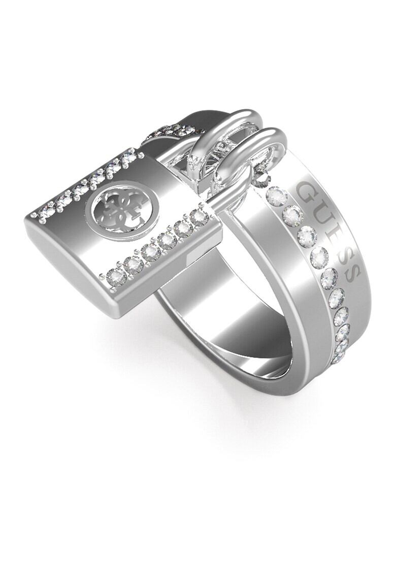 Guess Иноксов пръстен с катинарче - Pepit.bg