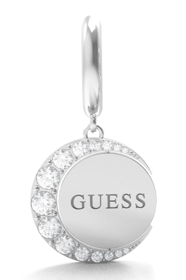GUESS Иноксови обеци с кристали - Pepit.bg