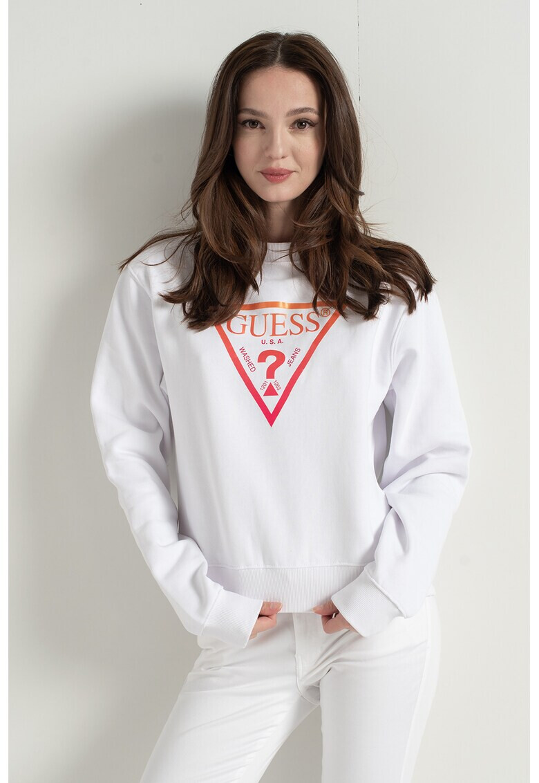 GUESS JEANS Суитшърт с лого - Pepit.bg