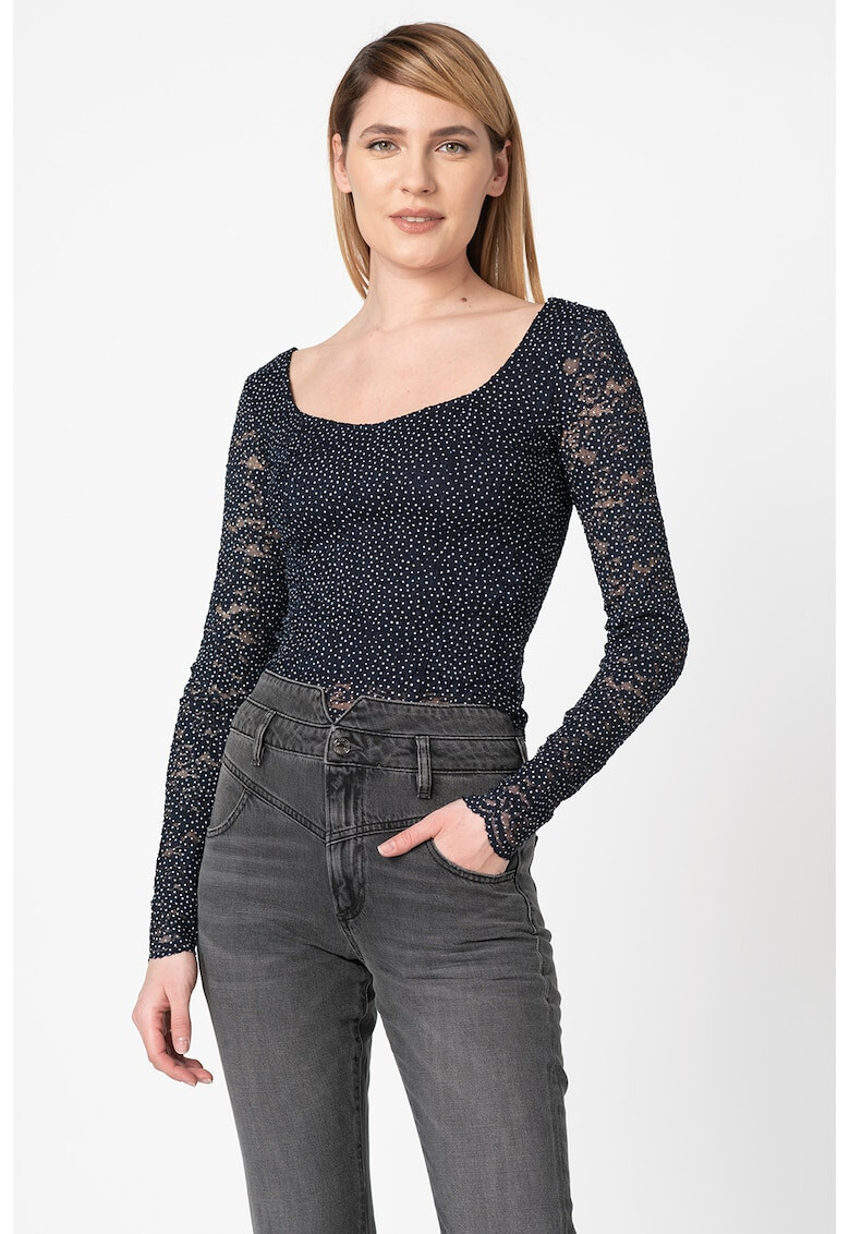 GUESS JEANS Блуза на точки - Pepit.bg