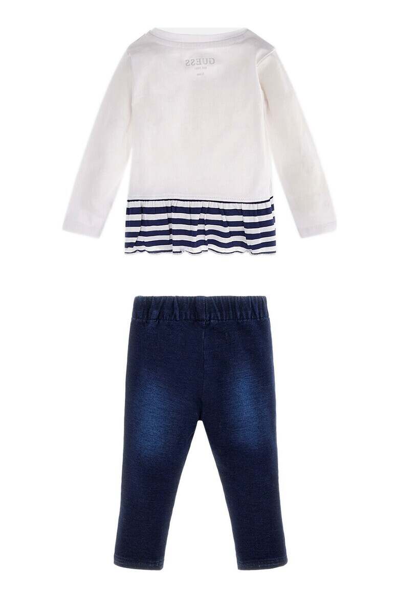 GUESS JEANS Блуза с дипли и клин - Pepit.bg