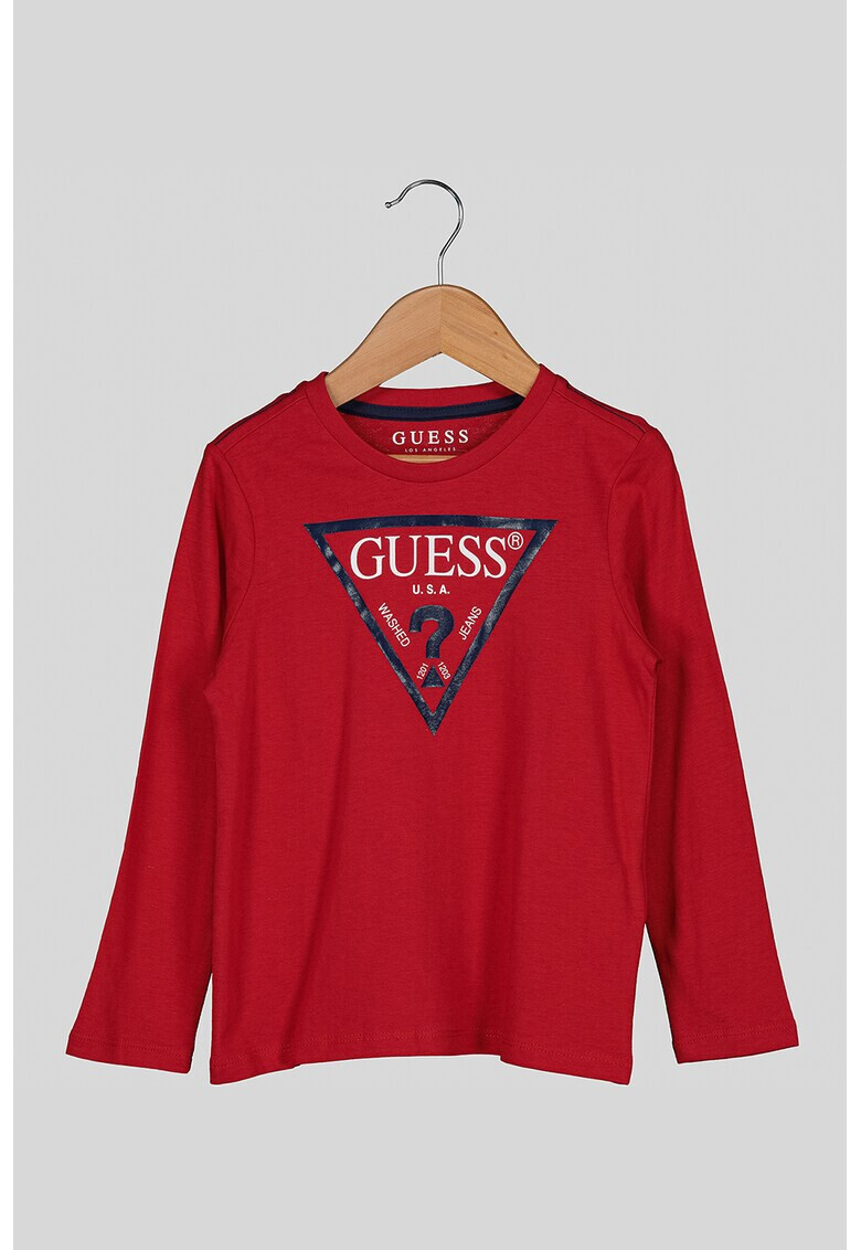 GUESS JEANS Блуза с лого - Pepit.bg