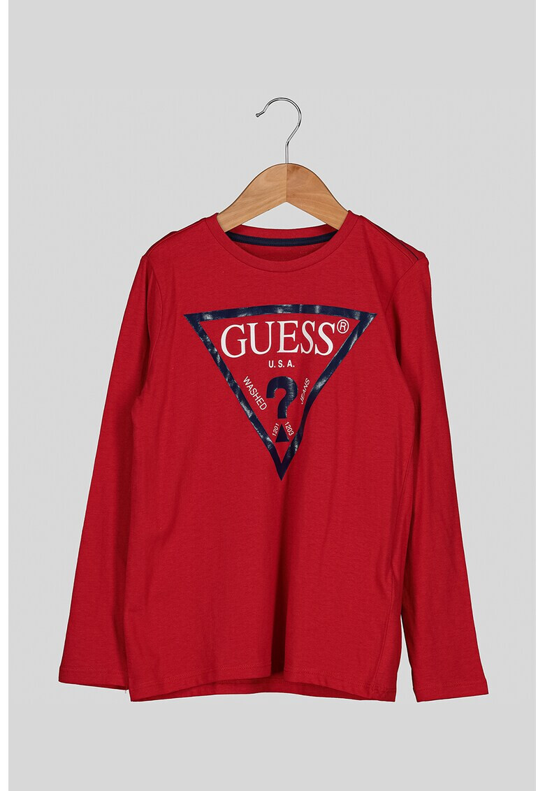 GUESS JEANS Блуза с лого - Pepit.bg