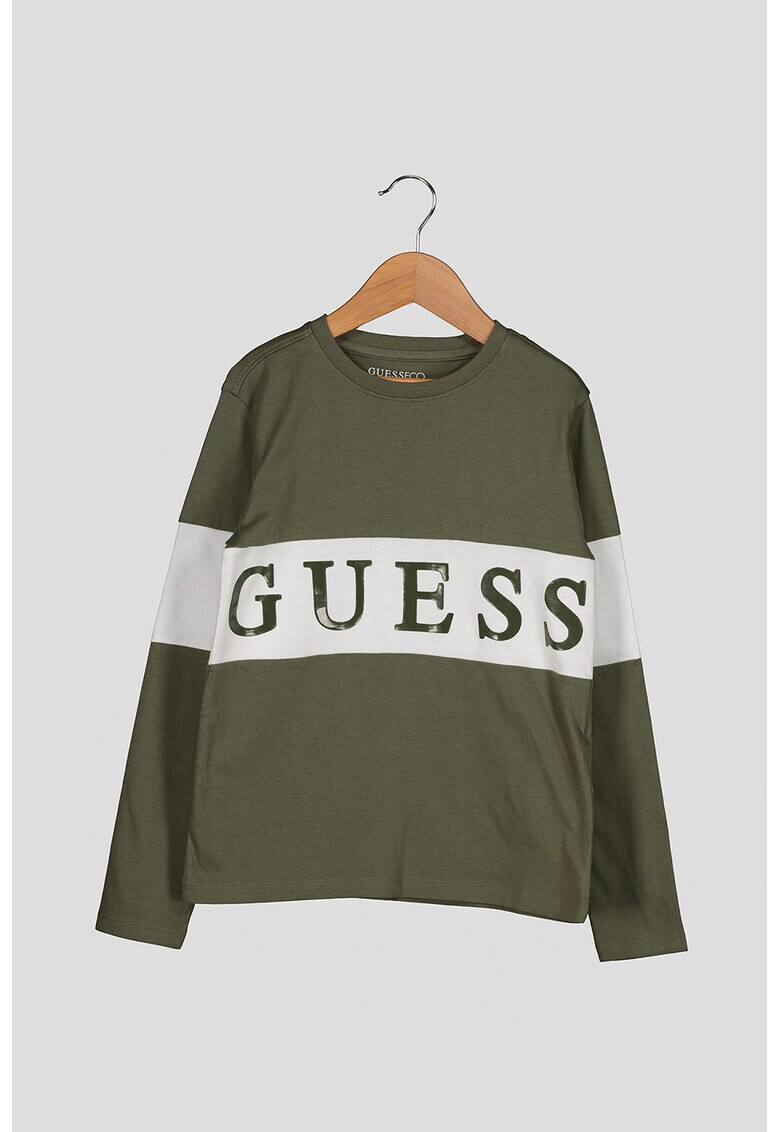 GUESS JEANS Блуза с лого - Pepit.bg