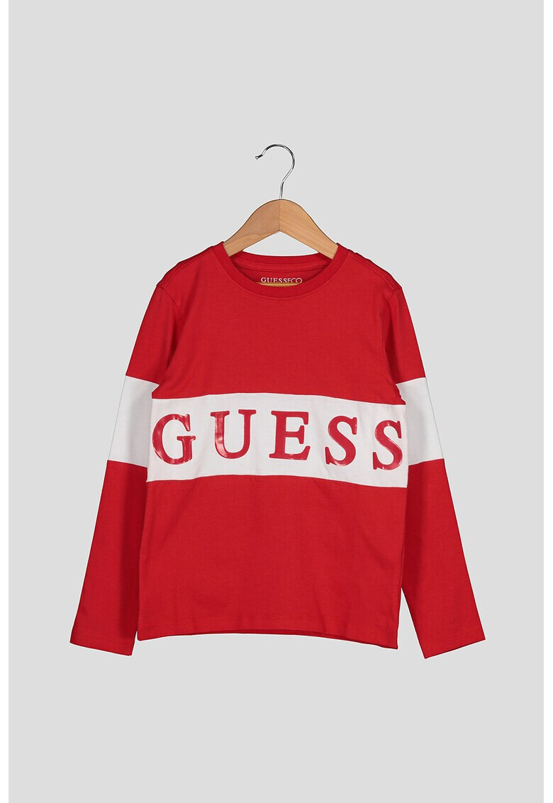 GUESS JEANS Блуза с лого - Pepit.bg