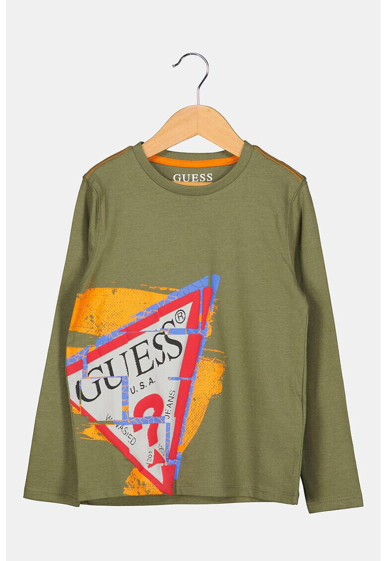 GUESS JEANS Блуза с лого - Pepit.bg
