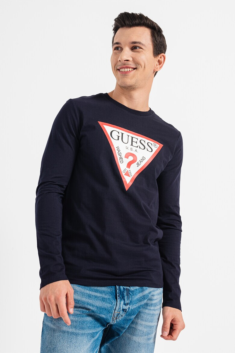 GUESS JEANS Блуза с лого - Pepit.bg