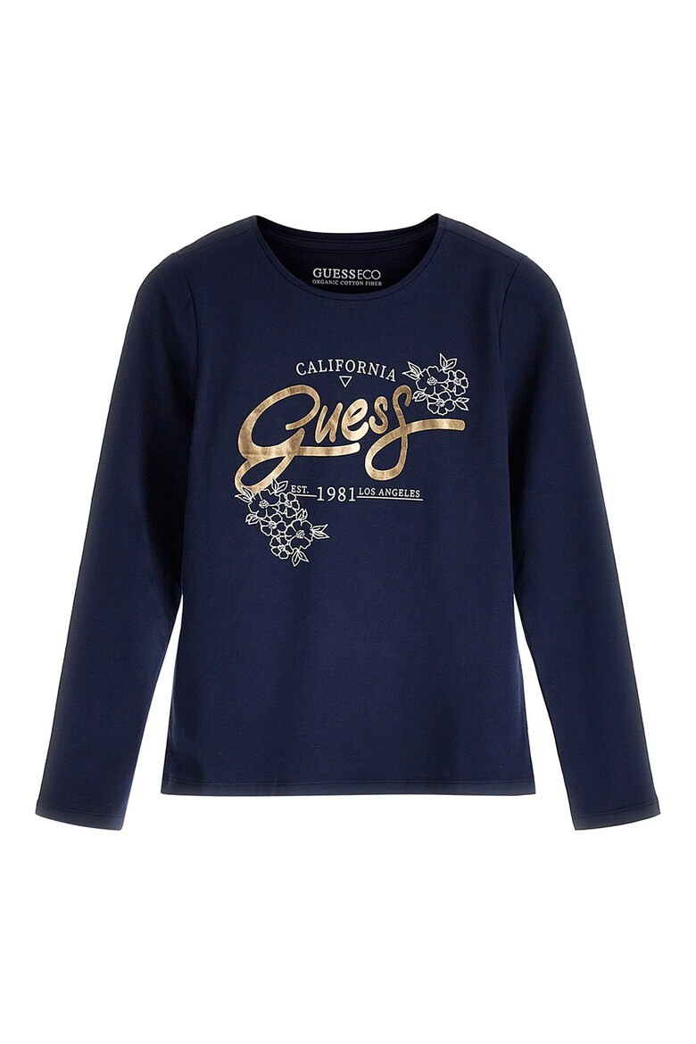 GUESS JEANS Блуза с лого и принт - Pepit.bg