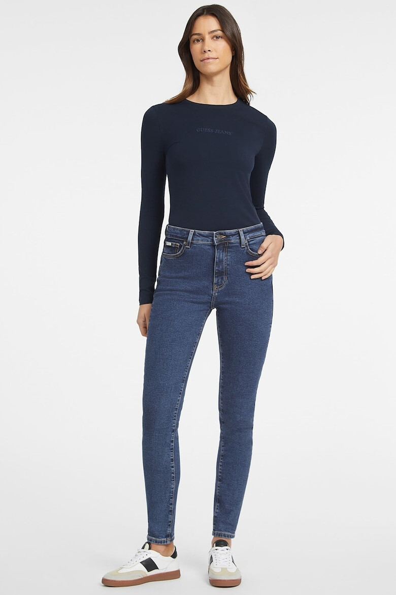 GUESS JEANS Слим блуза - Pepit.bg