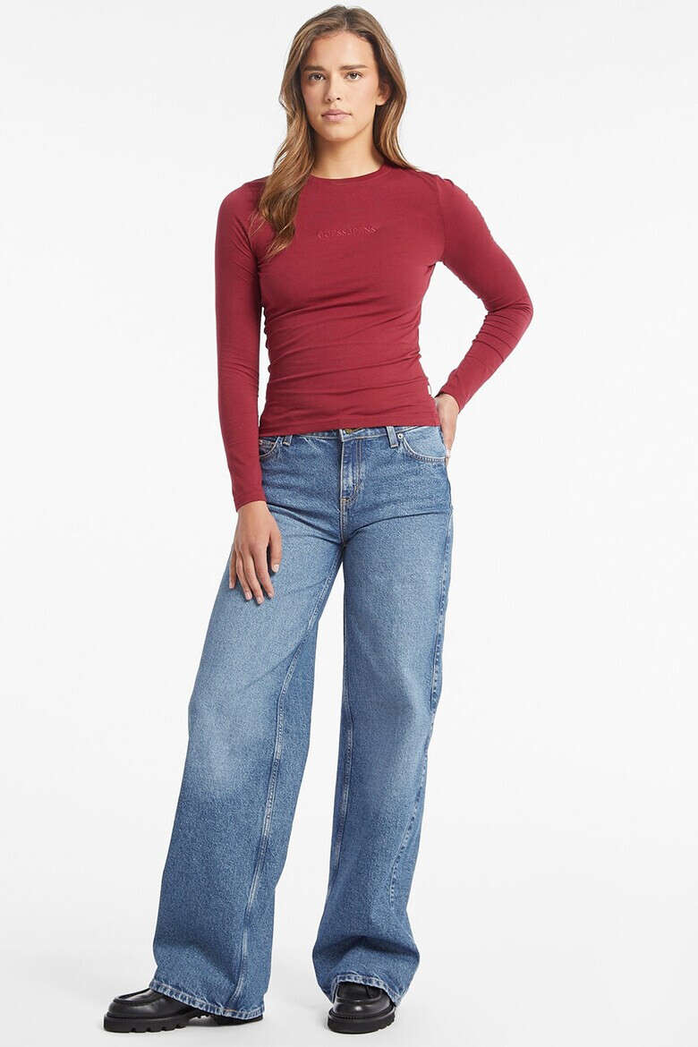 GUESS JEANS Слим блуза - Pepit.bg