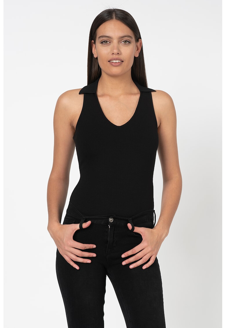 GUESS JEANS Боди с касическа яка - Pepit.bg