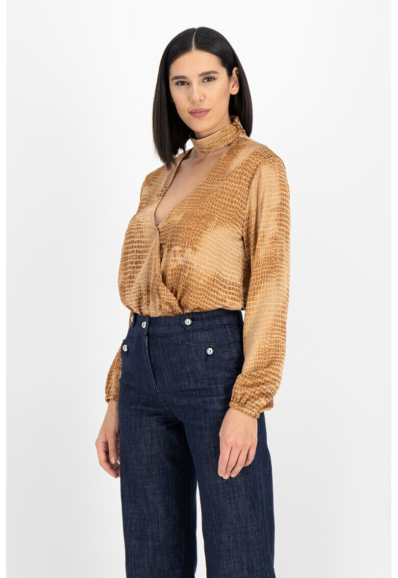 GUESS JEANS Боди с животински десен - Pepit.bg