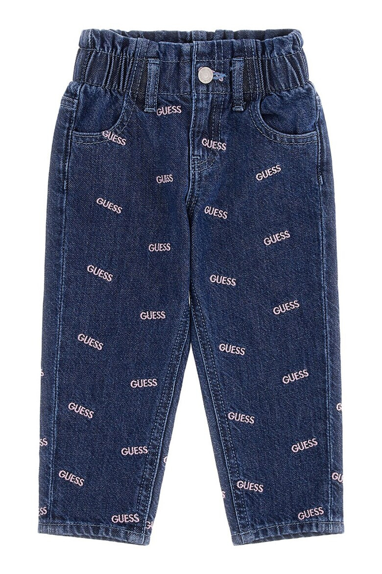 GUESS JEANS Дънки с бродирано лого - Pepit.bg