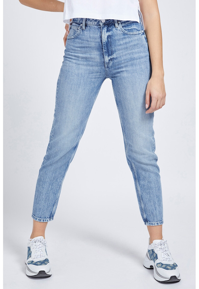 GUESS JEANS Дънки с лиосел над глезена - Pepit.bg