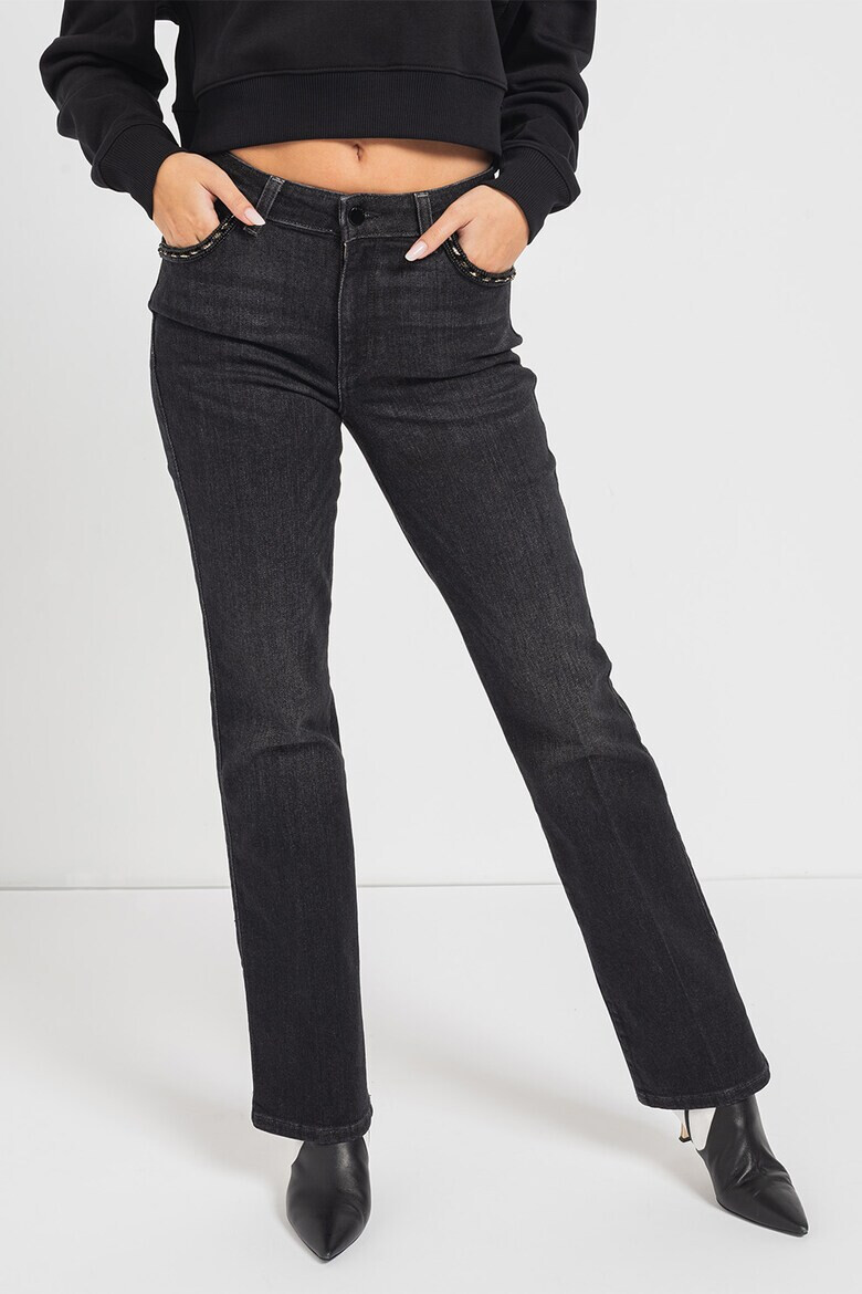 GUESS JEANS Дънки с модал и мъниста - Pepit.bg