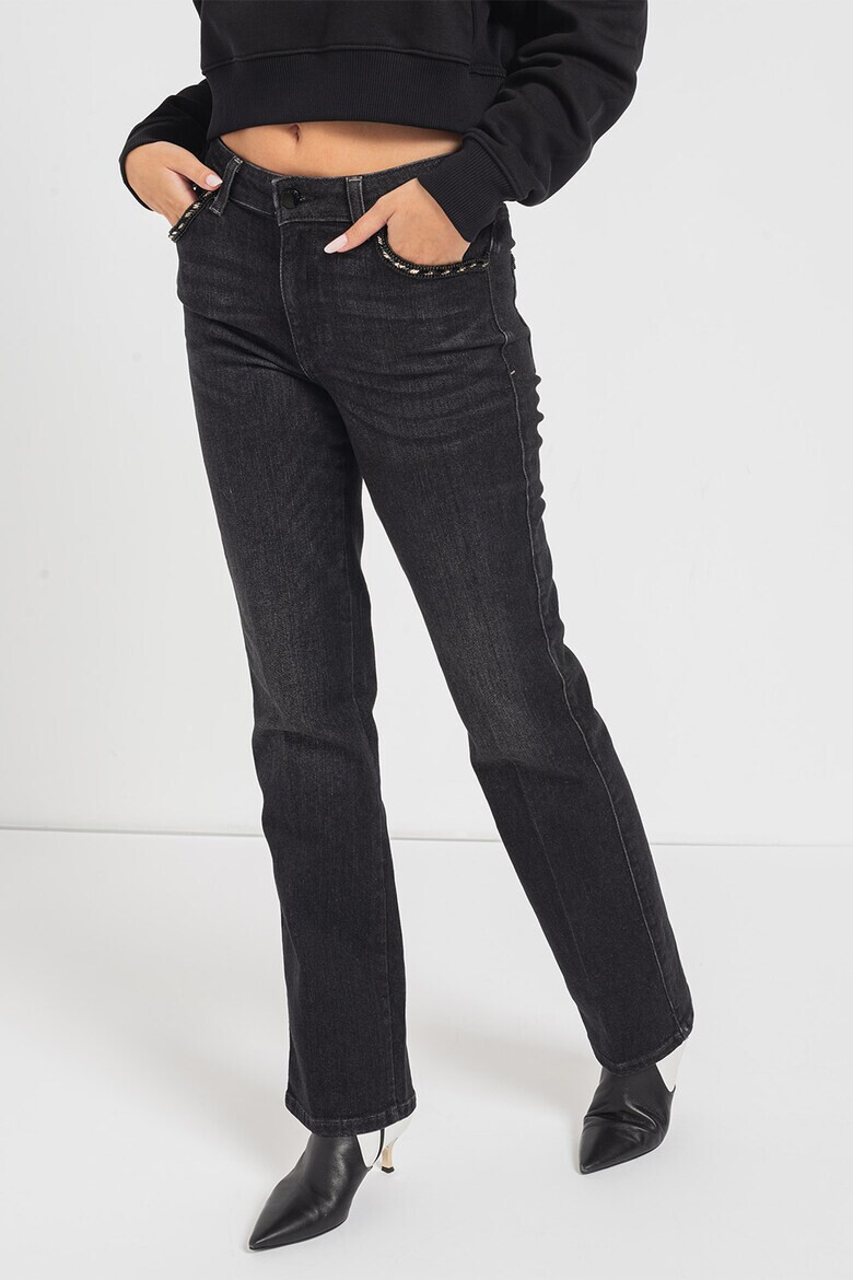 GUESS JEANS Дънки с модал и мъниста - Pepit.bg