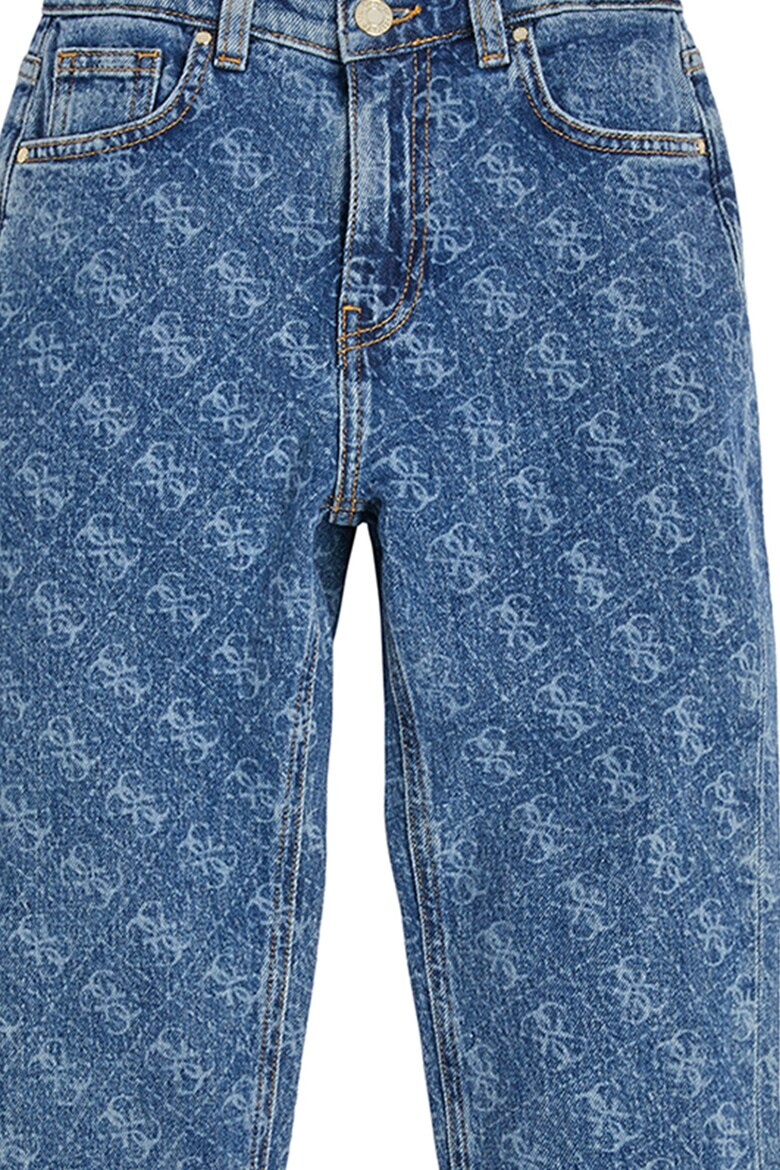 GUESS JEANS Дънки с монограми - Pepit.bg
