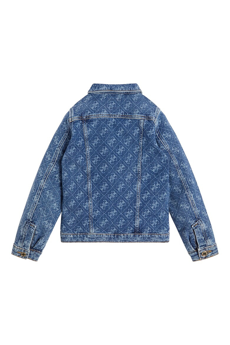 GUESS JEANS Дънково яке с принт - Pepit.bg