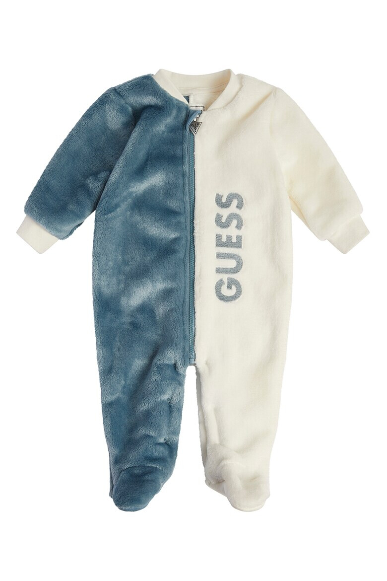 GUESS JEANS Двуцветен плюшен гащеризон - Pepit.bg