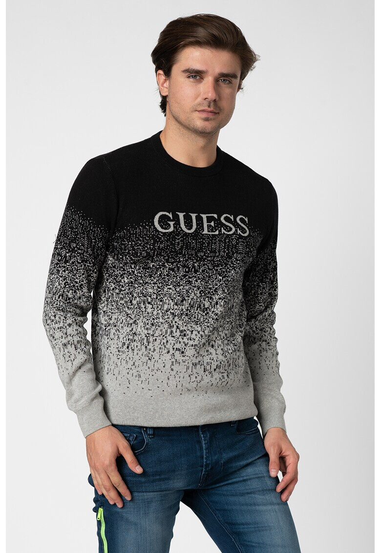 GUESS JEANS Фин пуловер с лого 11 - Pepit.bg
