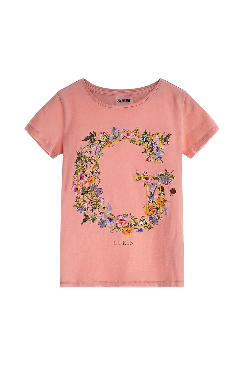 GUESS JEANS Флорална тениска - Pepit.bg