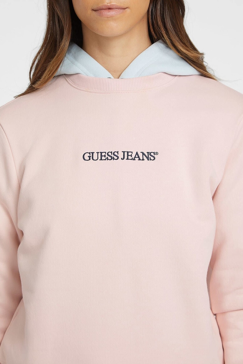 GUESS JEANS Суитшърт с овално деколте - Pepit.bg