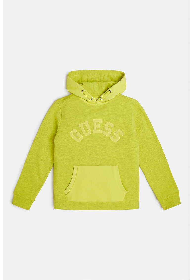 GUESS JEANS Худи с джоб кенгуру - Pepit.bg