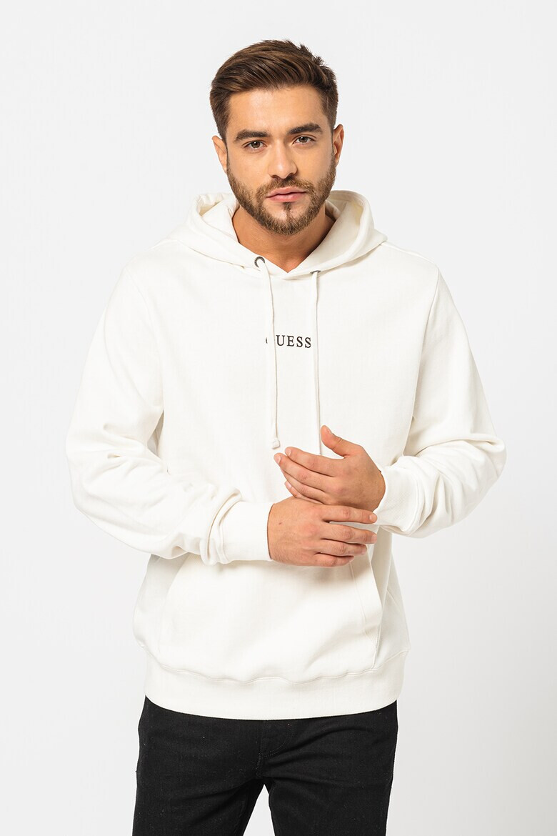 GUESS JEANS Худи с джоб кенгуру - Pepit.bg