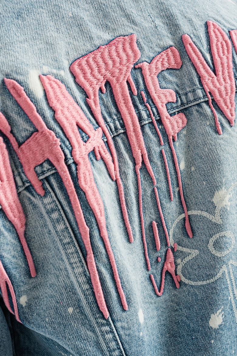 GUESS JEANS Яке от деним с бродерии - Pepit.bg