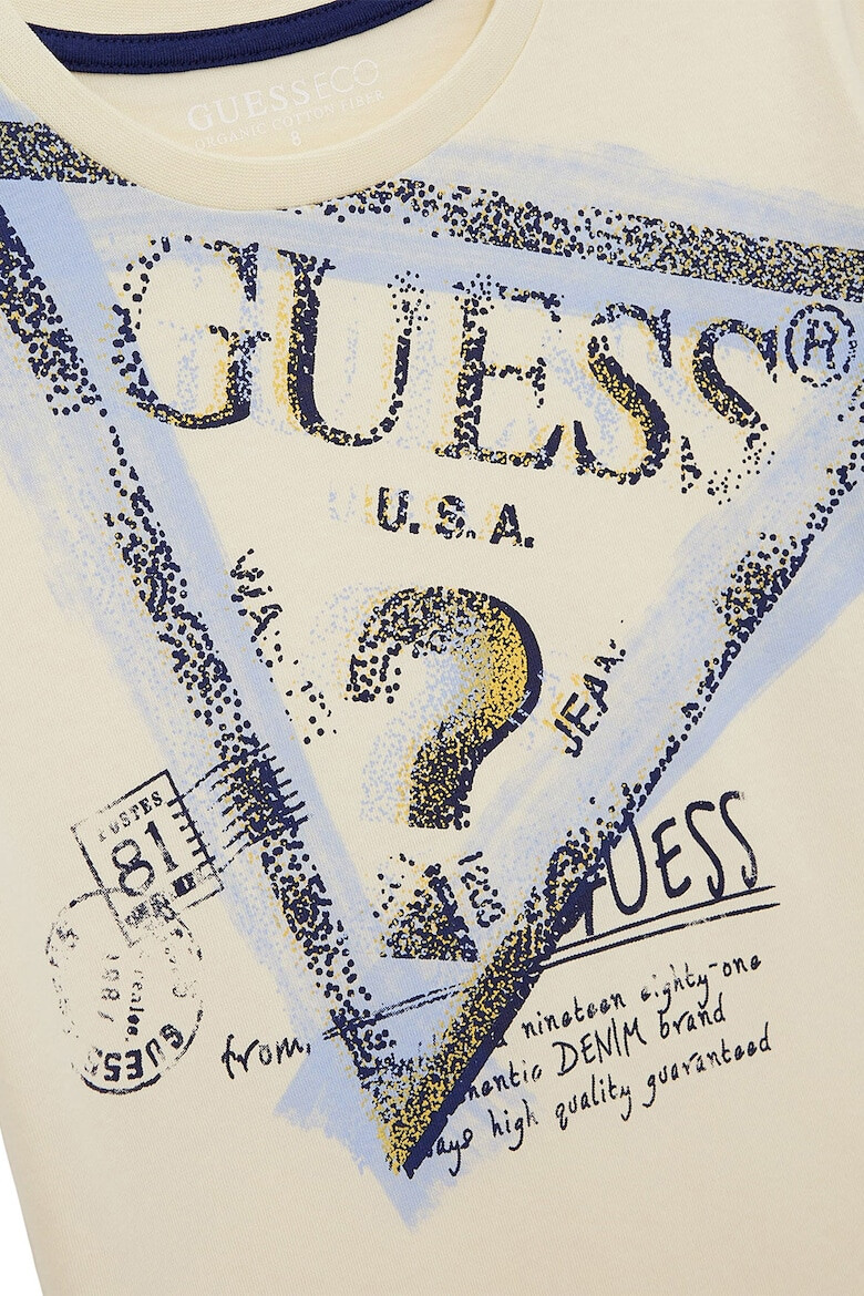 GUESS JEANS JEANS Тениска с лого - Pepit.bg