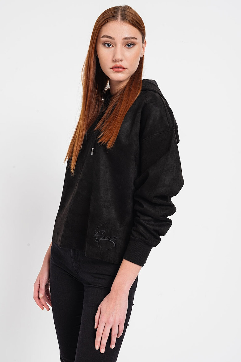 GUESS JEANS Худи с бродирано лого - Pepit.bg