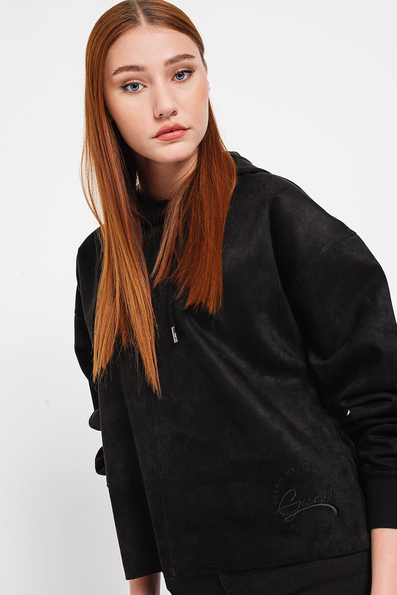 GUESS JEANS Худи с бродирано лого - Pepit.bg