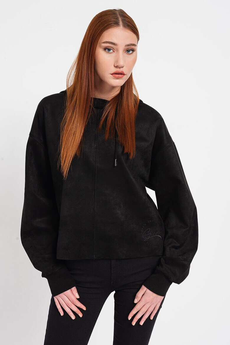 GUESS JEANS Худи с бродирано лого - Pepit.bg