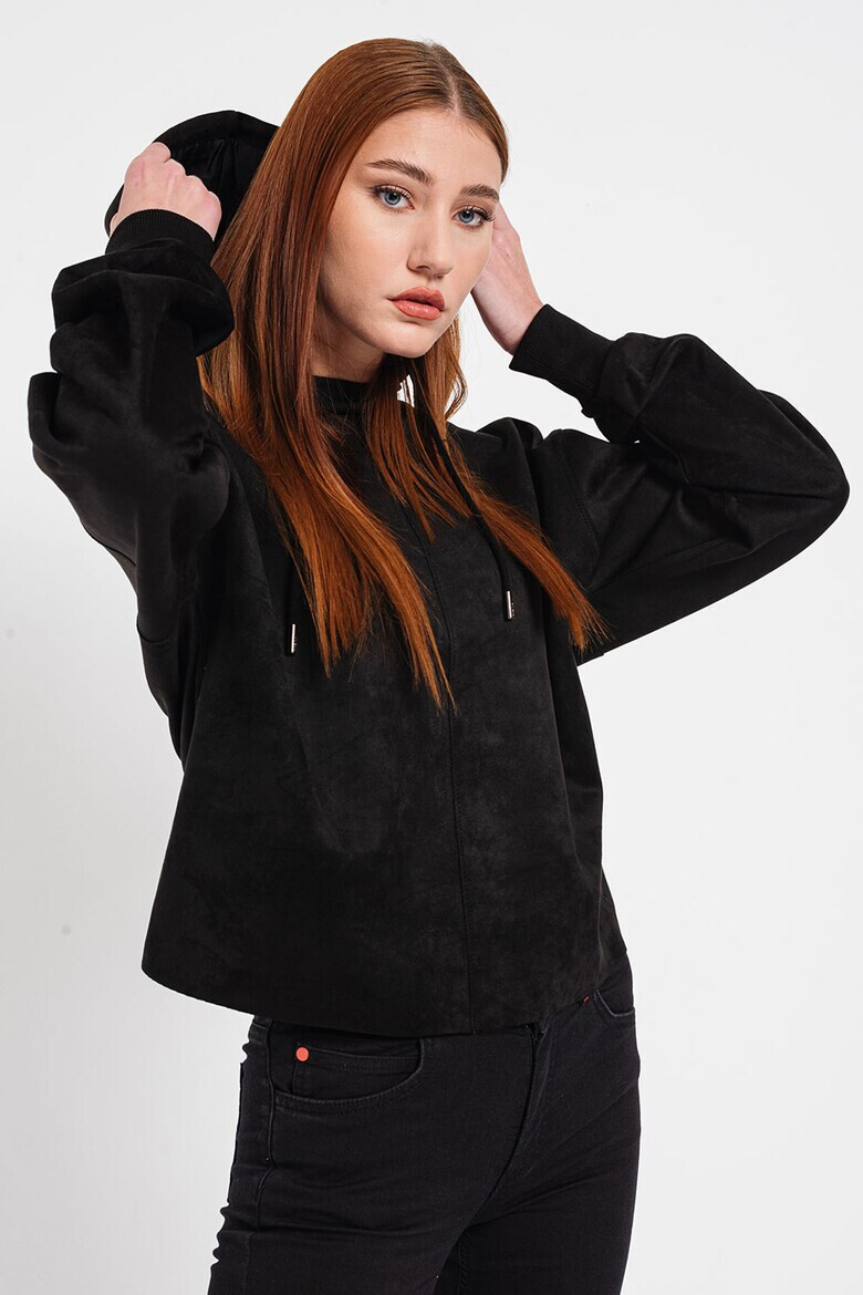 GUESS JEANS Худи с бродирано лого - Pepit.bg