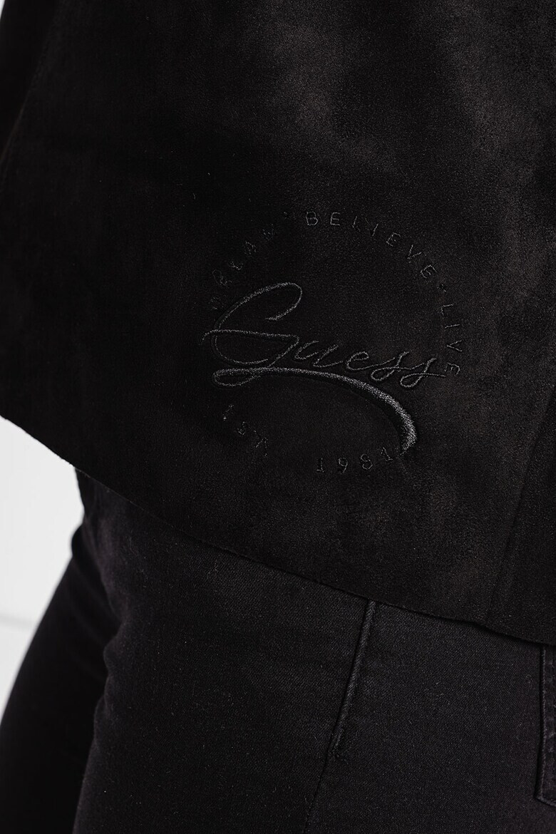GUESS JEANS Худи с бродирано лого - Pepit.bg