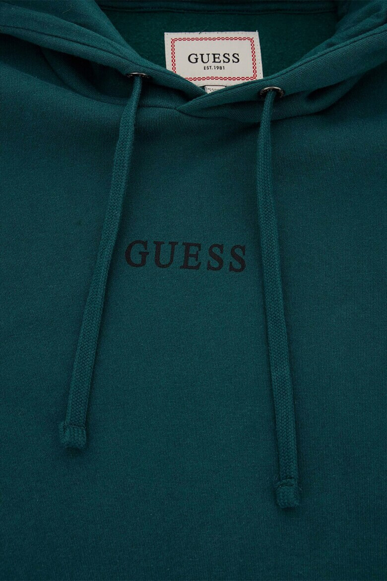 GUESS JEANS Худи с джоб кенгуру - Pepit.bg