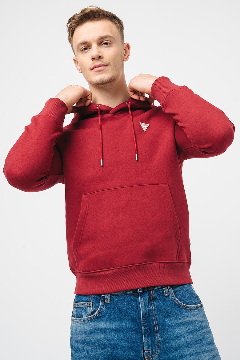 GUESS JEANS Худи с джоб кенгуру - Pepit.bg